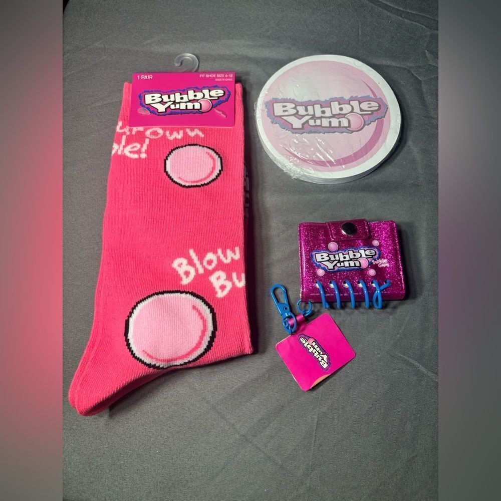 3 pc New Bubble Yum Bubble Gum Fun Bundle NWT